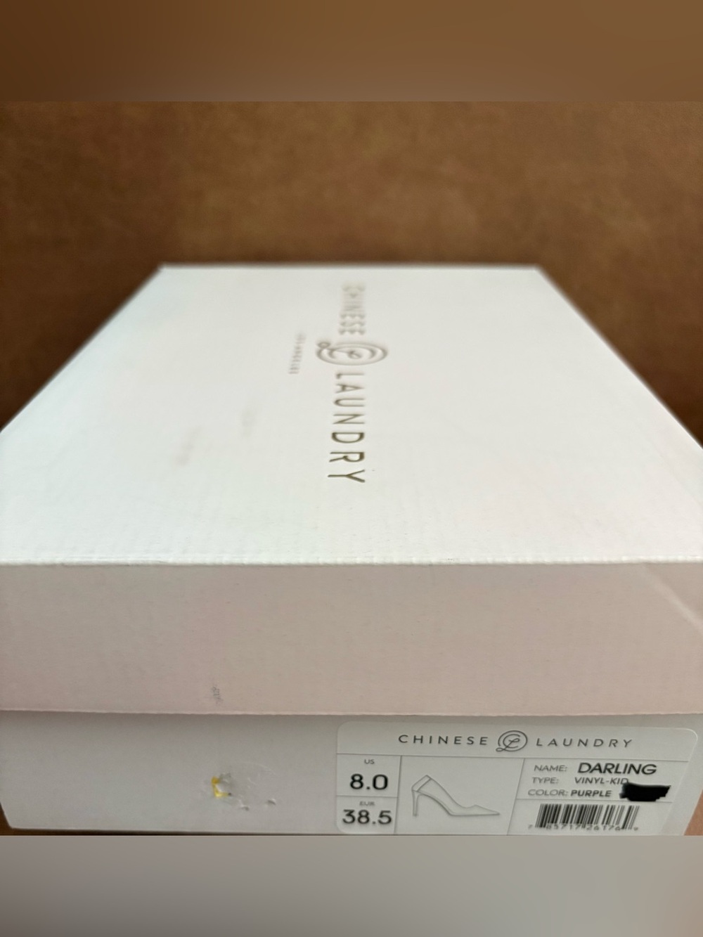 Chinese Laundry Women's Darling Heels.  Size 8. Purple. NIB - Picture 9 of 9